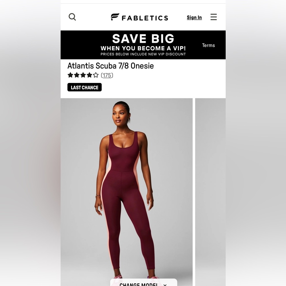 Fabletics Scuba One Piece